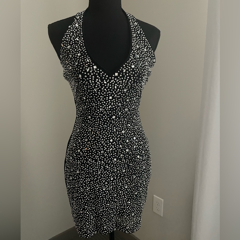 Sparkly black dress perfect for a birthday or night out